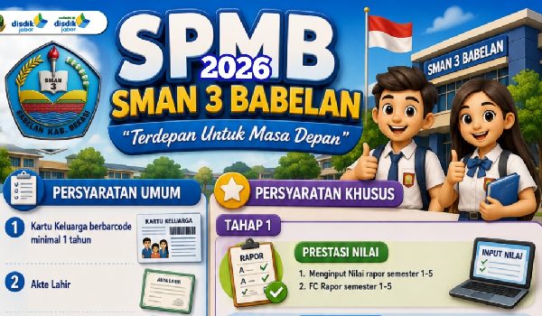 SPMB SMAN 3 BABELAN 2026